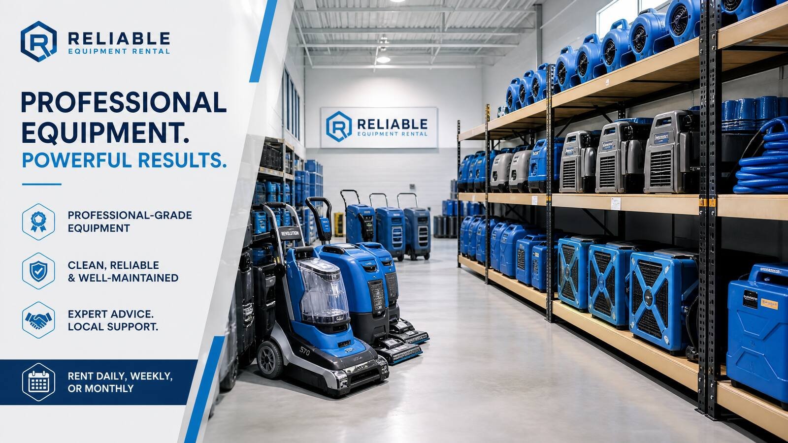 Professional Equipment Rentals