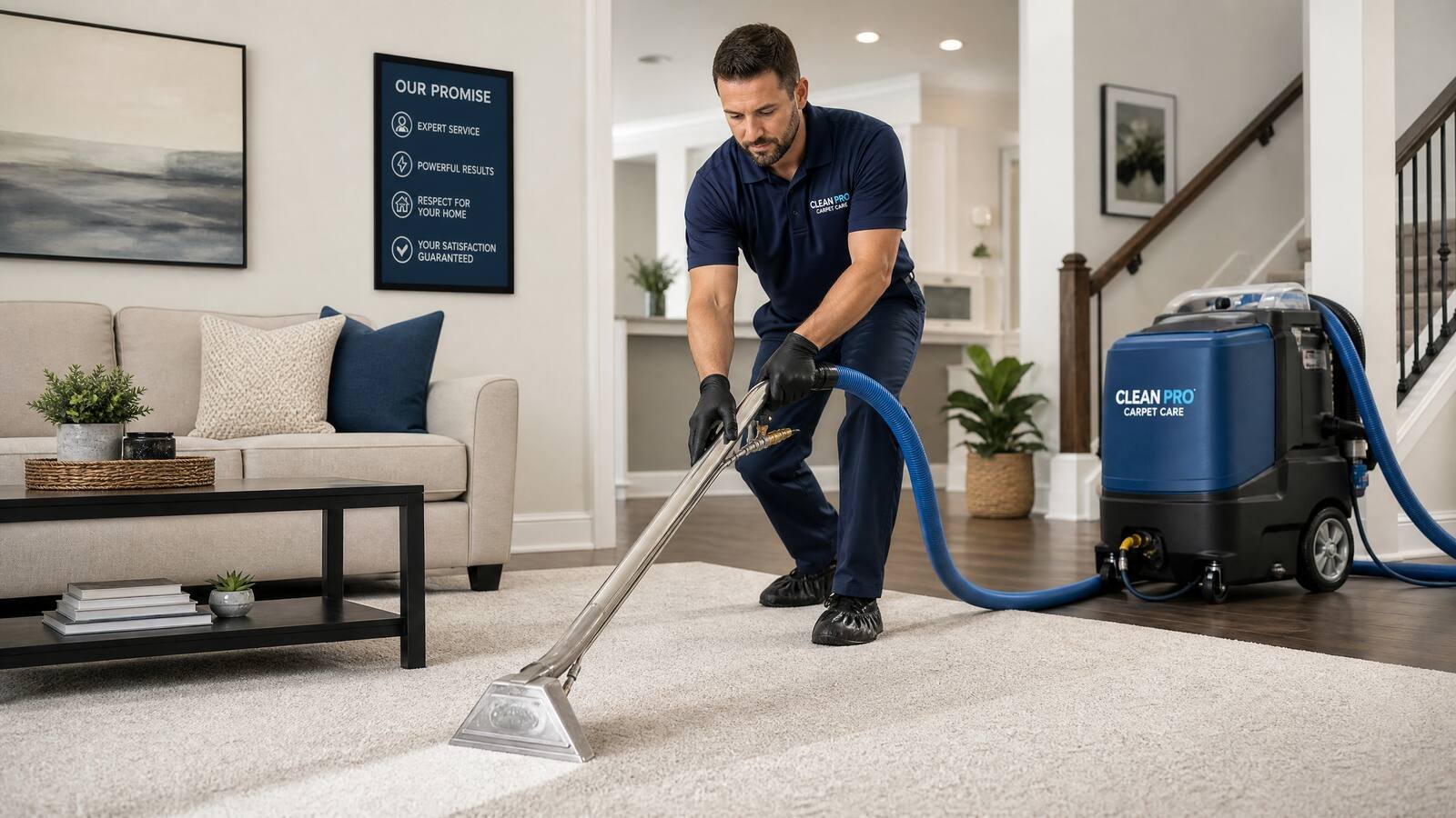 Residential carpet and furnace cleaning service for Alberta homes